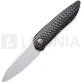 We Knife Black Void Opus kääntöveitsi, black ti with CF inlay