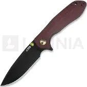 CJRB Scoria Linerlock Micarta kääntöveitsi