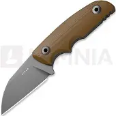 Kizer Cutlery Snick AEB-L veitsi, Brown G-10, Stonewashed