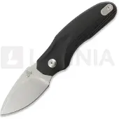 Twisted Assisted Fortis Drop Point kääntöveitsi, Black G-10, Stonewash