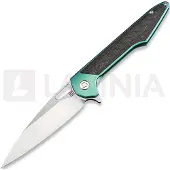 Artisan Cutlery Archaeo Framelock M390 Small kääntöveitsi, vihreä