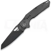 Bestech Nyxie - Blackwash - Titanium kääntöveitsi, musta