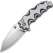 CIVIVI Natterjack C24028-3 Satin 14C28N, White Black G10, pocket knife