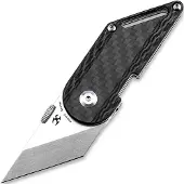 Kansept Knives Pinkerton Dash Linerlock Twill CF kääntöveitsi