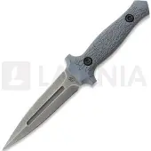 PG Knives Stealth Dagger, Kryptek Blue G-10, Acid Wash