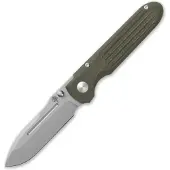 Prometheus Design Werx SPD Invictus-SP - OD Green Linen Micarta kääntöveitsi