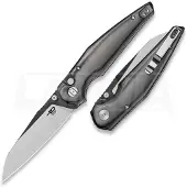 Bestech Snakebird - Satin + PVD - Micarta kääntöveitsi, musta