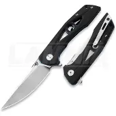 Bestech Eye of Ra - Satin + Stonewash - G10 kääntöveitsi, musta