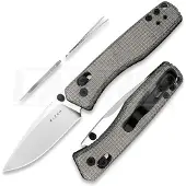 Kizer Cutlery Aegis AEB-L kääntöveitsi, Black Micarta, Satin