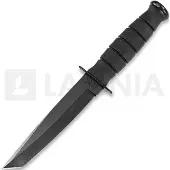 Ka-Bar 5054 Short Tanto, Plain Edge Black, Kydex sheath, fixed knife