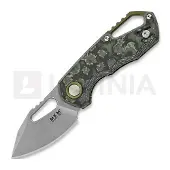 MKM Knives Isonzo Clip Point SW kääntöveitsi, Jungle Wear CF