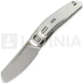 Reate VK-CLU kääntöveitsi, Gray Crystalized Titanium, Hand Rubbed