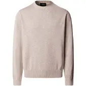 Hackett London for man. HM7000116 Essential beige jumper (XXL), Cotton, Classic, Eco Leather
