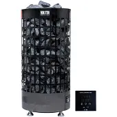 Vasta Sähkökiuas Ignite 8kw, Musta Teräs, Erillinen, 7-12m3