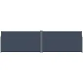 Lykke Sivumarkiisi 1,6x3 M(X2) Kaksipuolinen, Tummanharmaa