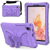 SKALO Samsung Galaxy Tab A11 Butterfly EVA Kotelo - Violetti