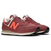 New Balance Matalavartiset tennarit '574' oranssi / burgundin punainen