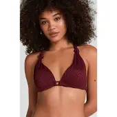 Hunkemoller Aruba Moulded Triangle - Burgundy - XXL