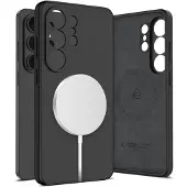 Tech-Protect Samsung Galaxy S26 Ultra Nestemäinen silikonikotelo - MagSafe-yhteensopiva - musta