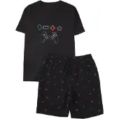 Trendyol Lyhyt pyjama sininen / vihreä / tulenpunainen / musta