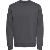 Only & Sons Collegepaita 'Ceres' tummanharmaa
