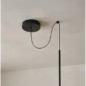 LEDS-C4 Led riippuvalaisin Invisible, himmennettävä, Musta, Olohuone/ruokailutila, Alumiini, Moderni