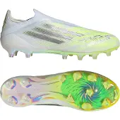 Adidas F50 Sparkfusion Elite Low Cut Laceless Fg/ag Born For Goals - Valkoinen/hopea/keltainen Nainen, koko 38