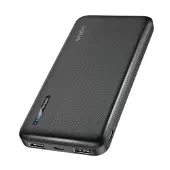 Logilink PA0338RF, 10000 mAh, 12 W, Musta