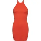 Superdry for woman. W8011537A Olympic back mini-dress orange (M), Casual, Modal, Sleeveless / Straps