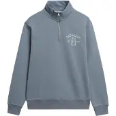 Superdry for man. M2014089A Sweatshirt Athletic Ess Half Zip blue (XL), Casual, Polyester
