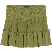 Superdry for woman. W7210319A Green tiered knitted mini skirt (XL), Casual, Cotton