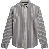 Superdry for woman. W4010565A Slim fit oxford shirt blue (XL), Casual, Cotton, Long sleeve