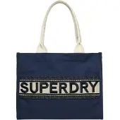 Superdry for woman. W9110381A Luxe navy bag (OSFA), Casual, Cotton