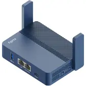 Cudy AX3000, Wi-Fi 6 (802.11ax), Kaksitaajuus (2,4 GHz/5 GHz), Ethernet LAN, Sininen, Kannettava reititin (TR3000)