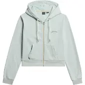 Superdry Essential Logo Cropped Kokovetoketjullinen Collegepaita