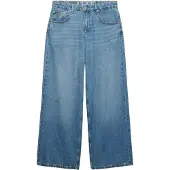 Superdry for woman. W7011256A jeans Mid Rise Baggy blue (26/30), Casual, Cotton, Denim