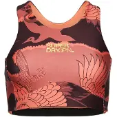 Superdry for woman. WS311591A Core Active bra orange, purple (38), Sport, Multisport, Recycled Polister, Sustainable