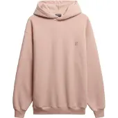 Superdry for man. M2014311A Blank Oversized Pink Hooded Top (M), Casual, Cotton