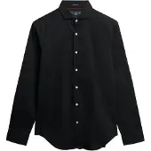 Superdry for man. M4011045A Black Classic Tailored Shirt (XL), Casual, Cotton, Long sleeve