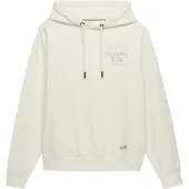 Superdry for woman. W2012691A Luxe Casual Relaxed cream-white hooded jumper (L), Cotton