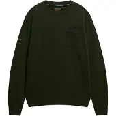Superdry for man. M2014294A Utility Loose sweatshirt green (L), Casual, Cotton