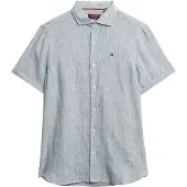 Superdry Emb Vacation Linen Lyhythihainen Paita