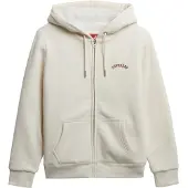 Superdry Borg Lined Kokovetoketjullinen Collegepaita