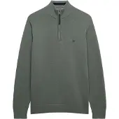 Superdry for man. M6110690A Jumper Essentials Half Zip green (XXL), Casual, Cotton