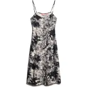 Superdry Print Button Cami Hihaton Midi-mekko