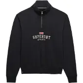 Superdry Athletic Essential Graphic Collegepaita Puolivetoketjulla