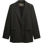 Superdry Pinstripe Boyfriend Bleiseri
