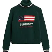 Superdry Americana Knit Korkeakauluksinen Neulepaita