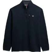 Superdry for man. M2014257A Storm Half Zip Sweatshirt navy (S), Casual, Polyester