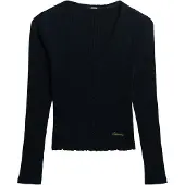 Superdry Essential Button Thru Pitkähihainen T-paita